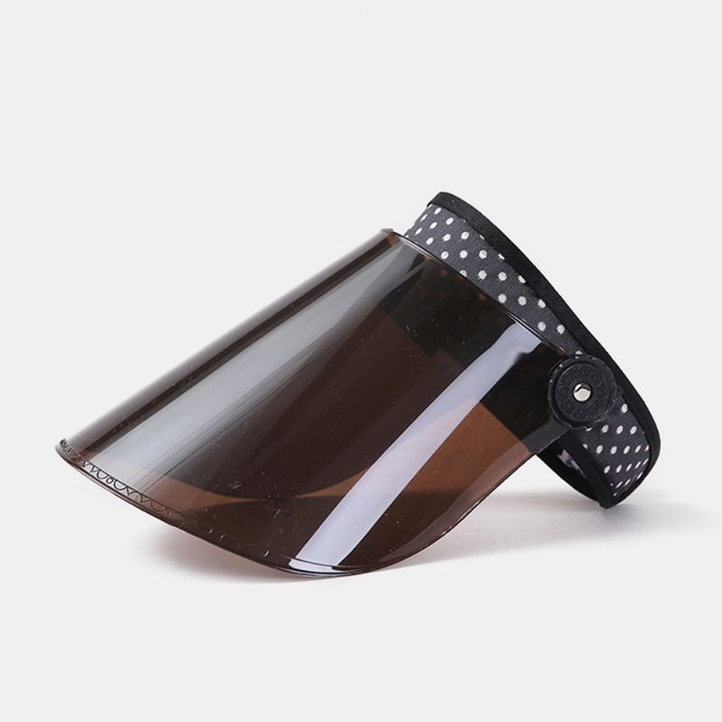 Hul Justerbar Anti-uv Big Rim Cover Face Hat Solhat Tom Top Hat