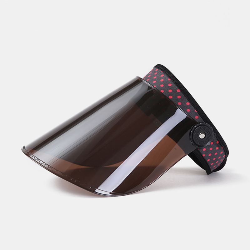 Hul Justerbar Anti-uv Big Rim Cover Face Hat Solhat Tom Top Hat