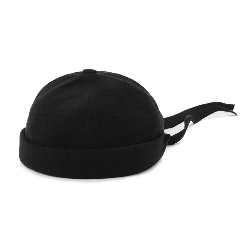 Kvinde Efterår Vinter Lang Med Personlighed Græskar Hat Retro Student Knot Melon Skin Hat Udlejer Hat