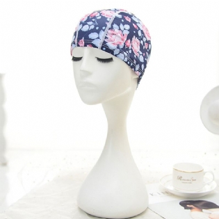 Kvinder Bomuld Høj Elasticitet Badehætte Turban Hat