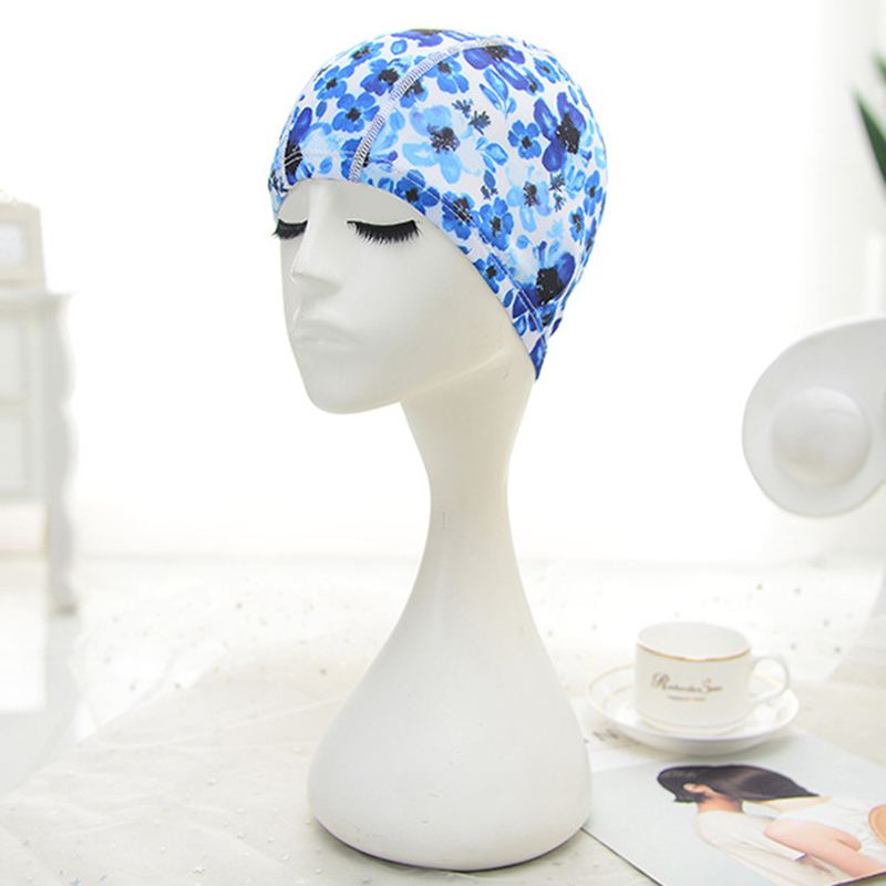 Kvinder Bomuld Høj Elasticitet Badehætte Turban Hat