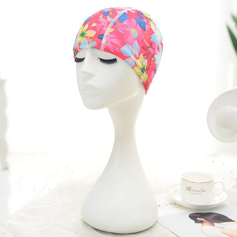 Kvinder Bomuld Høj Elasticitet Badehætte Turban Hat