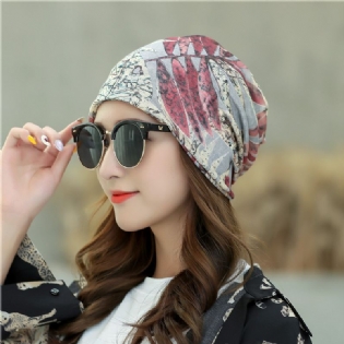 Leaf Retro Beanie Med Tryk Kemoterapi Caps