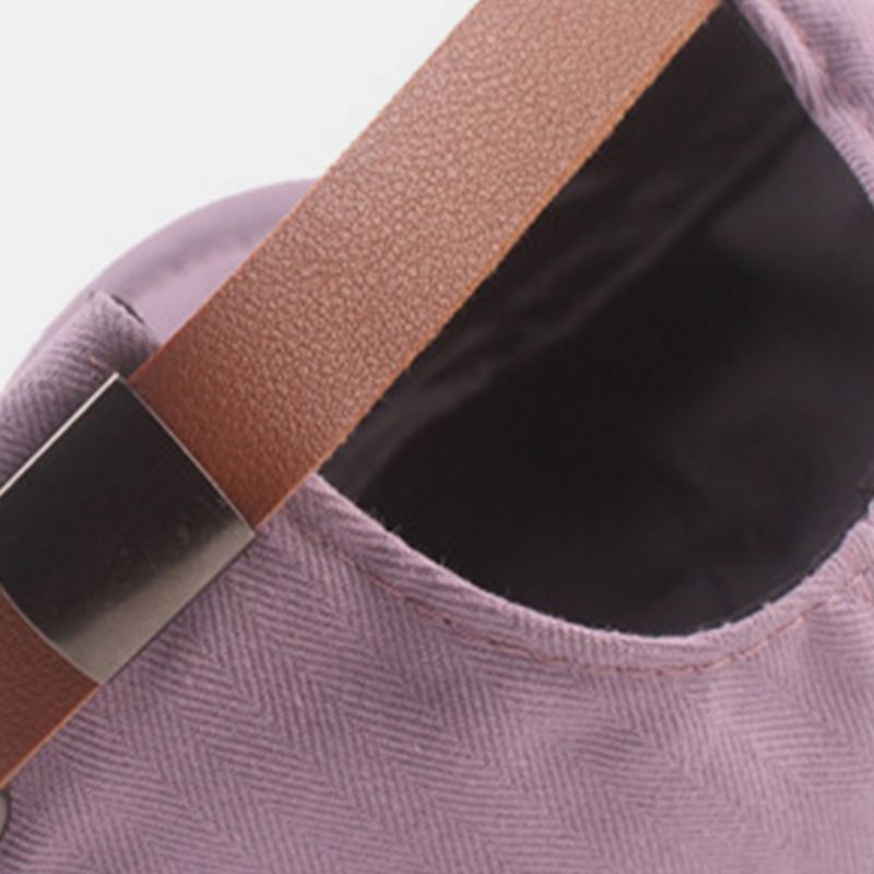 Mænd Bomuld Baret Cap Ensfarvet Retro Justerbar Newsboy Hat Maler Hat Octagonal Hat