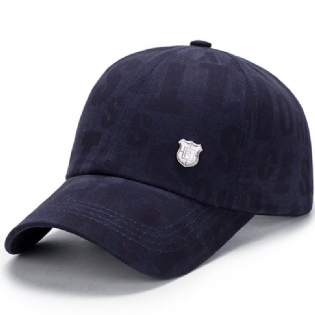 Mænd Bomuld Letter Baseball Caps Vinter Varm Udendørs Justerbare Sport Caps
