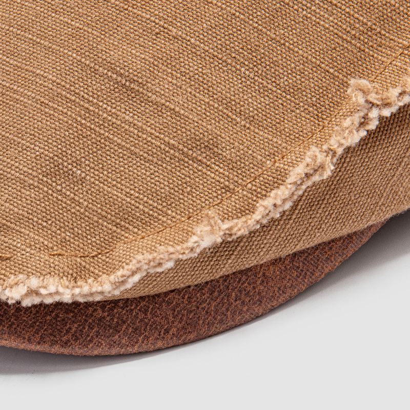 Mænd Ensfarvet Patchwork Casual Forward Hat Flad Cap Baret Cap