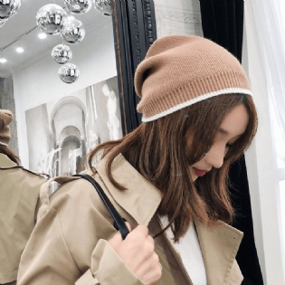 Mænd Kvinder Plus Størrelse Vinter Varme Øreværn Strik Hat Casual Thicken Skull Caps Beanie