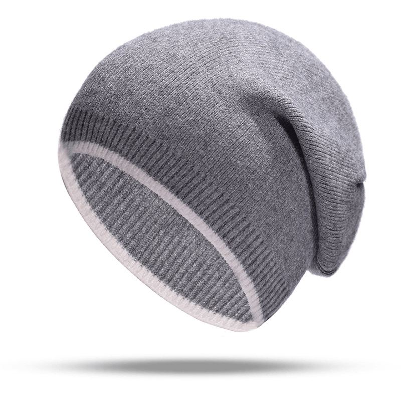 Mænd Kvinder Plus Størrelse Vinter Varme Øreværn Strik Hat Casual Thicken Skull Caps Beanie