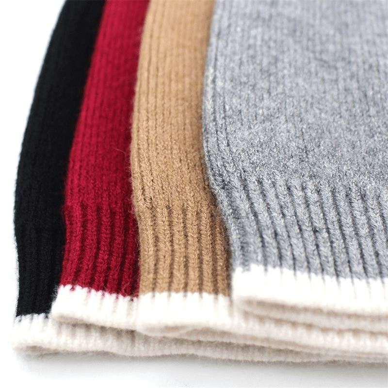 Mænd Kvinder Plus Størrelse Vinter Varme Øreværn Strik Hat Casual Thicken Skull Caps Beanie