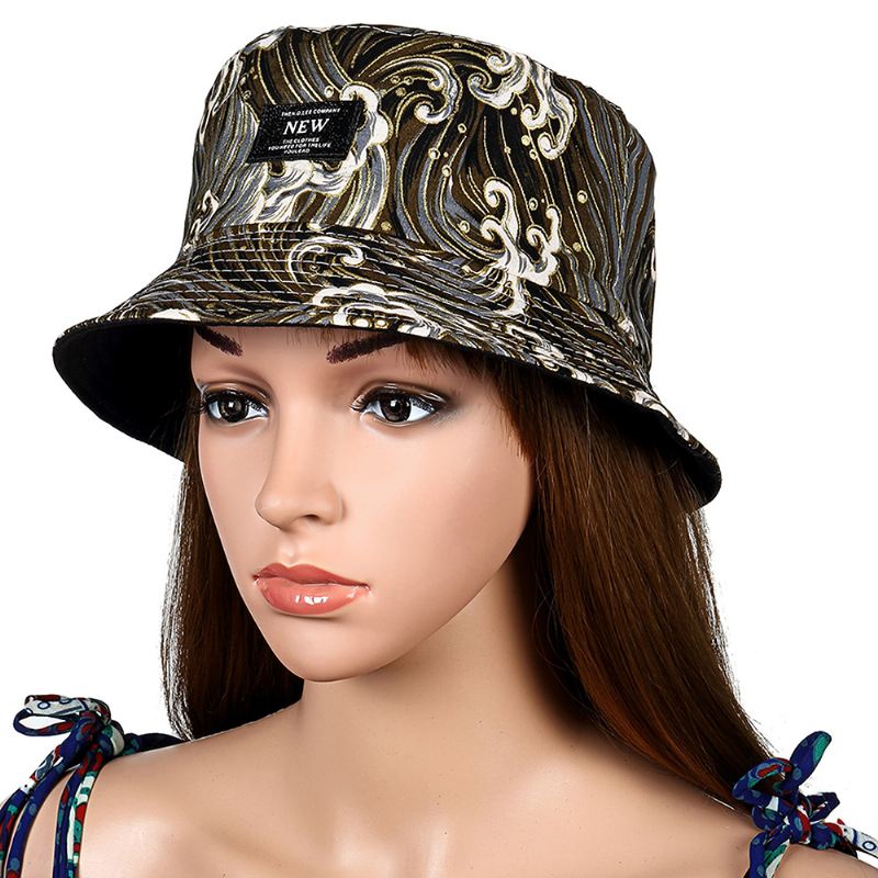 Mænd Kvinder Street Double-faced Bucket Hat