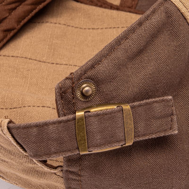 Mænd Make-gamle Patchwork Flad Hat Britisk Retro Simple Newsboy Hat Ivy Cap Forward Cap Baret Cap