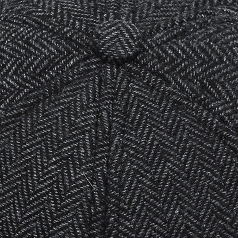Mænd Metal Label Efterår Vinter Tykke Varm Baseball Cap Udendørs Ørebeskyttelse Vindtæt Cool Protection Peaked Cap