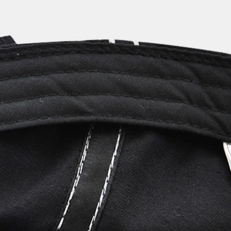 Mænd Polyester Bomuld Farve Kontrast Patchwork Geometrisk Mønster Afslappet Solsejl Baseret Flad Kasket
