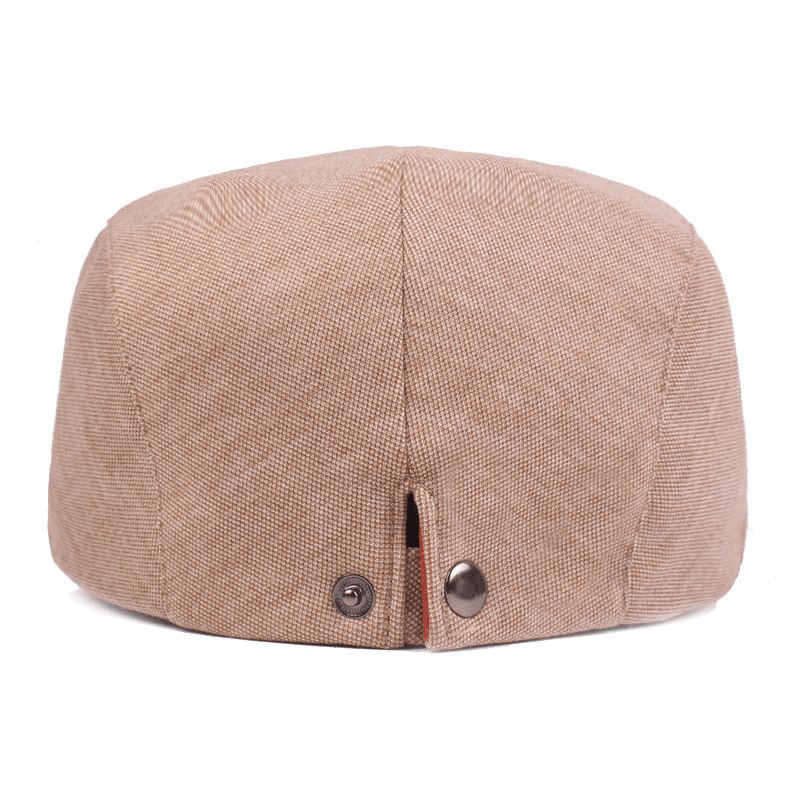 Mænds Bomuldsbasker Retro Baskerhatte Casual Hat Golfkørsel Flad Cabbie Newsboy Hat