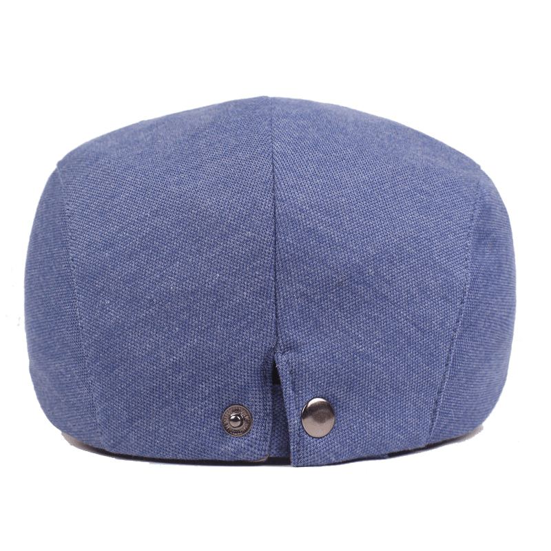 Mænds Bomuldsbasker Retro Baskerhatte Casual Hat Golfkørsel Flad Cabbie Newsboy Hat