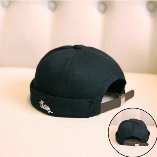 Retro Melon Hat Mand Four Seasons Hip-hop Koreansk Version Af Beret Hat Street Hipsters Hatte Uden Udhæng Udlejer Kvinder
