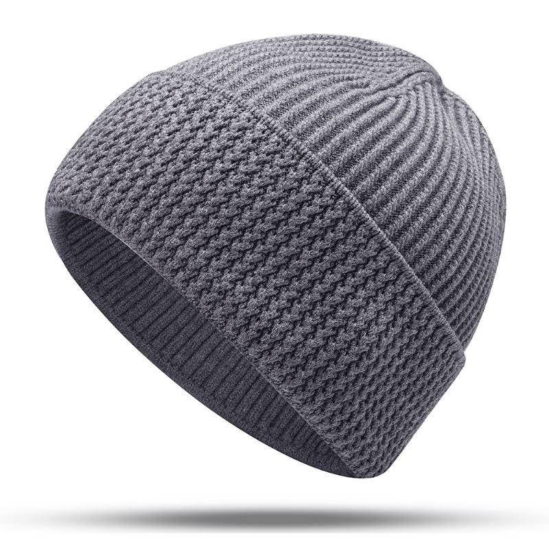 Slouchy Knit Beanie Hat Til Mænd Til Kvinder