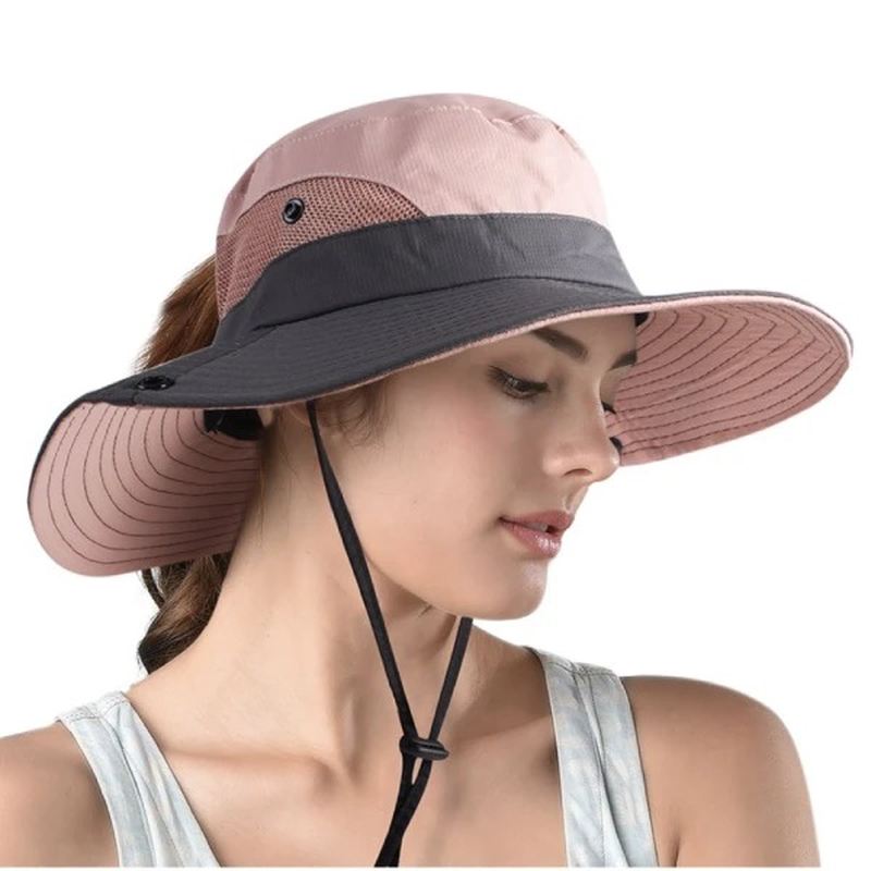 Solcreme Uv-beskyttelse Fiskeri Bjergbestigning Solhat Wild Rim Foldbar Justerbar Bucket Hat Kvinder | Damemode Accessories