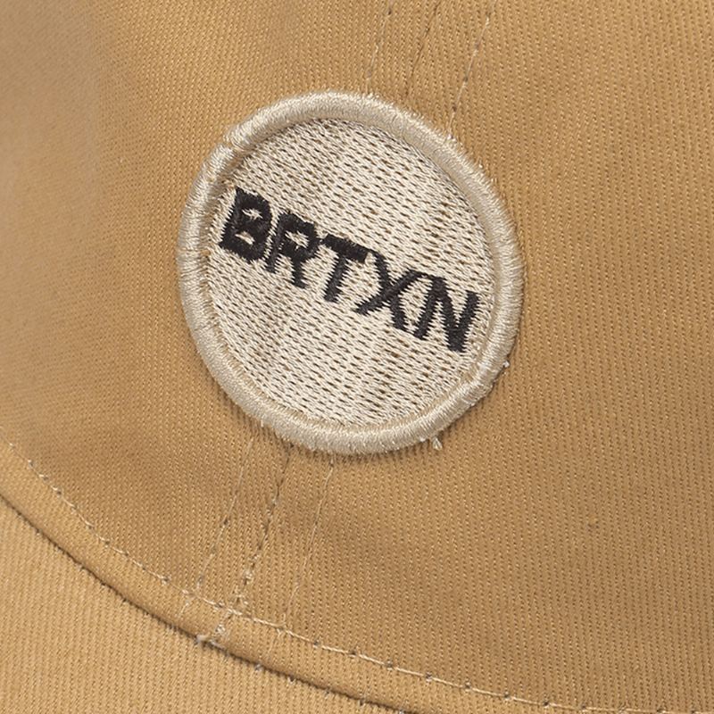 Unisex All-match Bomuld Letter Rund Label Broderi Solskygge Baseball Cap