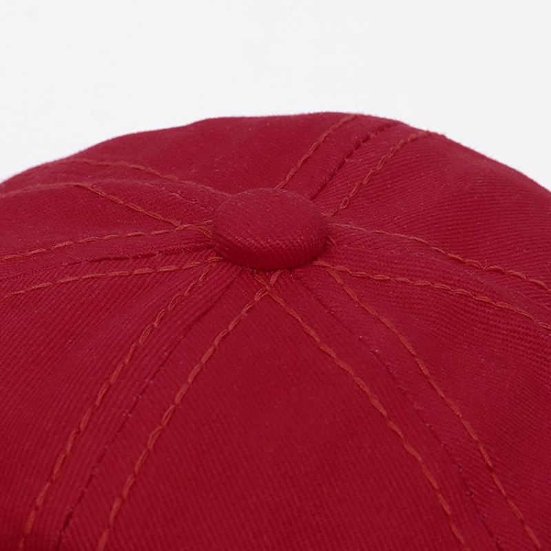 Unisex Bomuld Letter Broderi Patch All-match Solcreme Baseball Cap