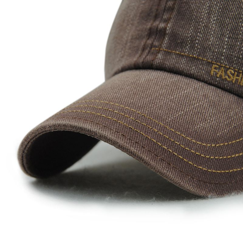 Unisex Bomuldsvasket Denim Baseballkasket Vintage Justerbar Golf-snapback-hat