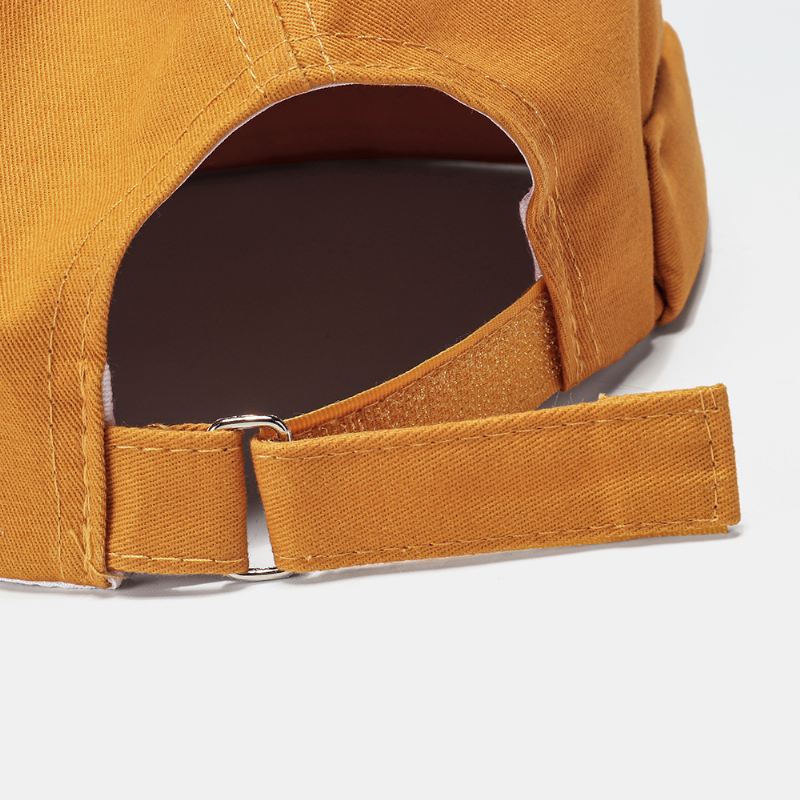 Unisex-bremløse Hatte Ensfarvet Kokosnødtræ-label Skull Caps