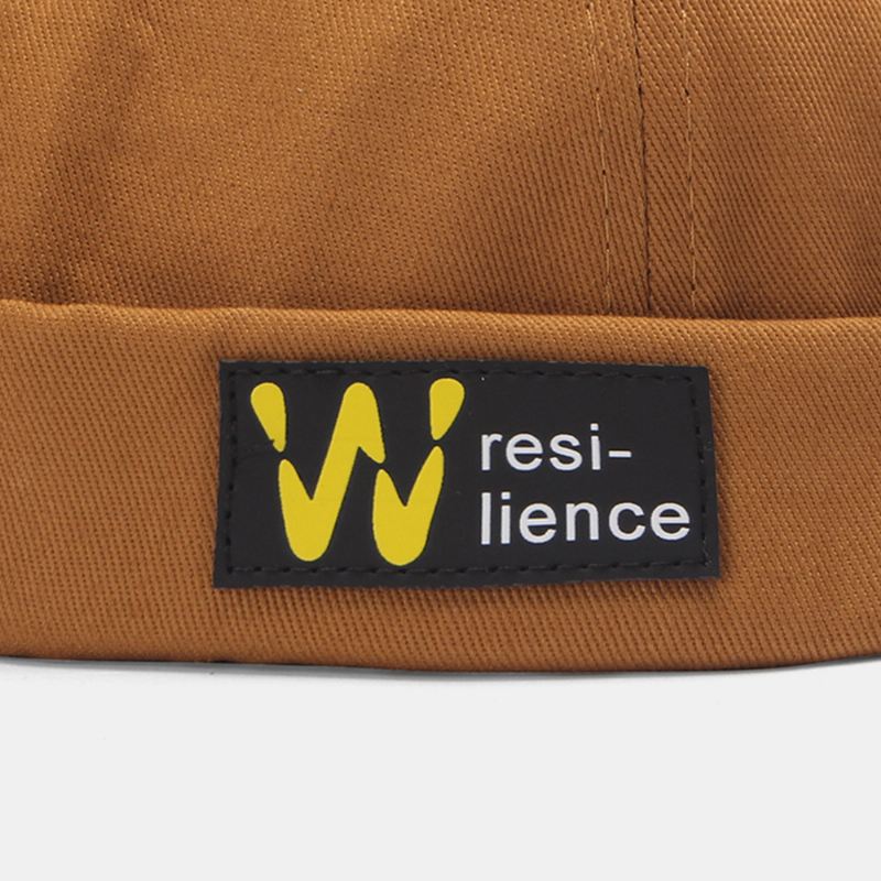 Unisex Brevlabel Patch Justerbar Udlejer Kasket Hip Hop Sport Solsejl Skyggeløs Beanie Skull Cap