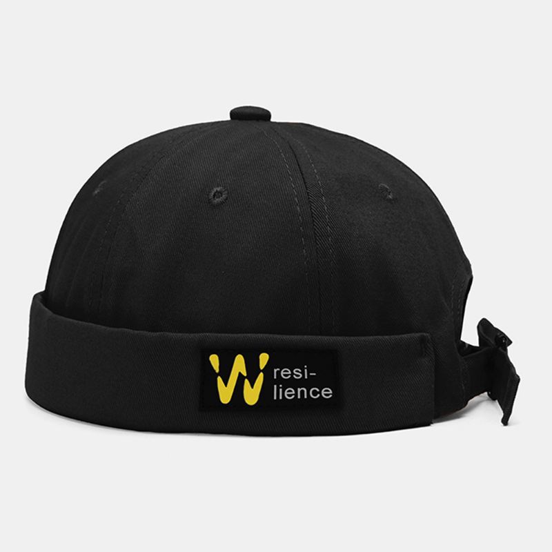 Unisex Brevlabel Patch Justerbar Udlejer Kasket Hip Hop Sport Solsejl Skyggeløs Beanie Skull Cap