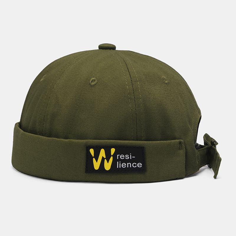 Unisex Brevlabel Patch Justerbar Udlejer Kasket Hip Hop Sport Solsejl Skyggeløs Beanie Skull Cap