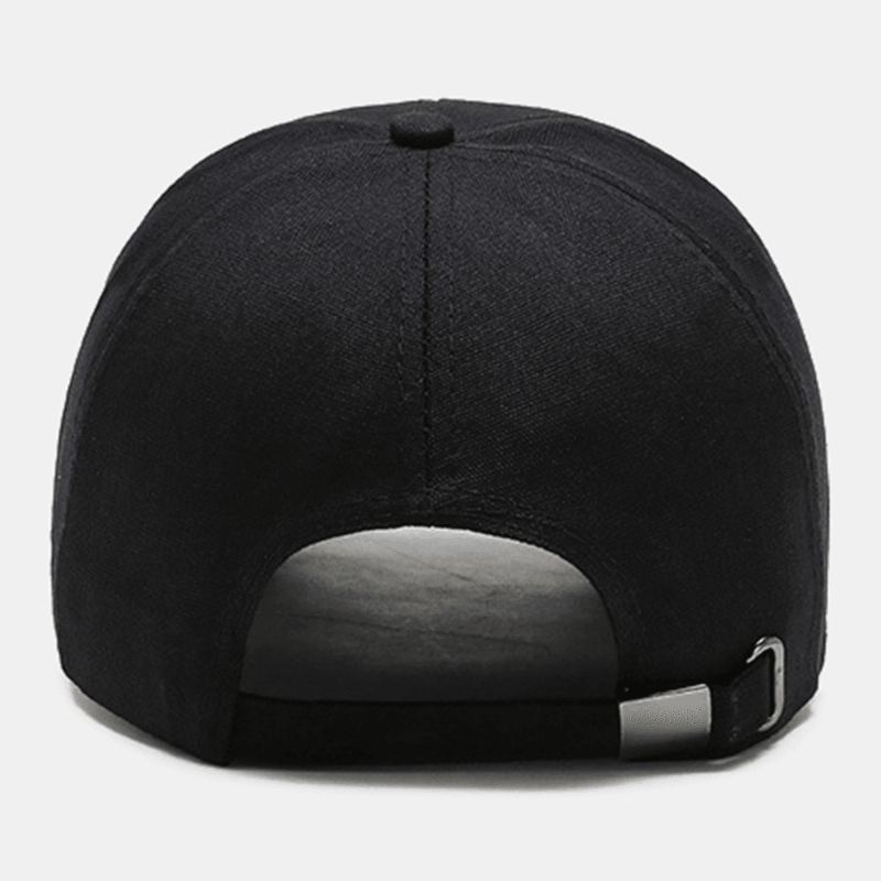 Unisex Casual Canvas Forlæng Rand Taske Rand Baseball Cap Udendørs Cykling Fiskeri Solsejl Justerbar Hat
