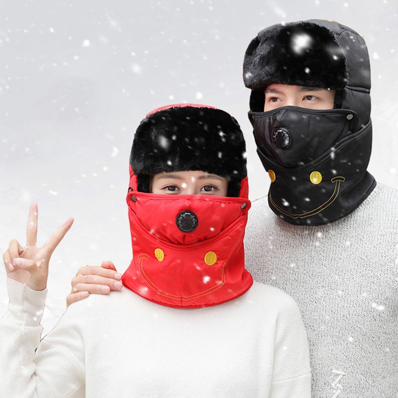 Unisex Vinterbroderet Multifunktions Udendørs Fangehat