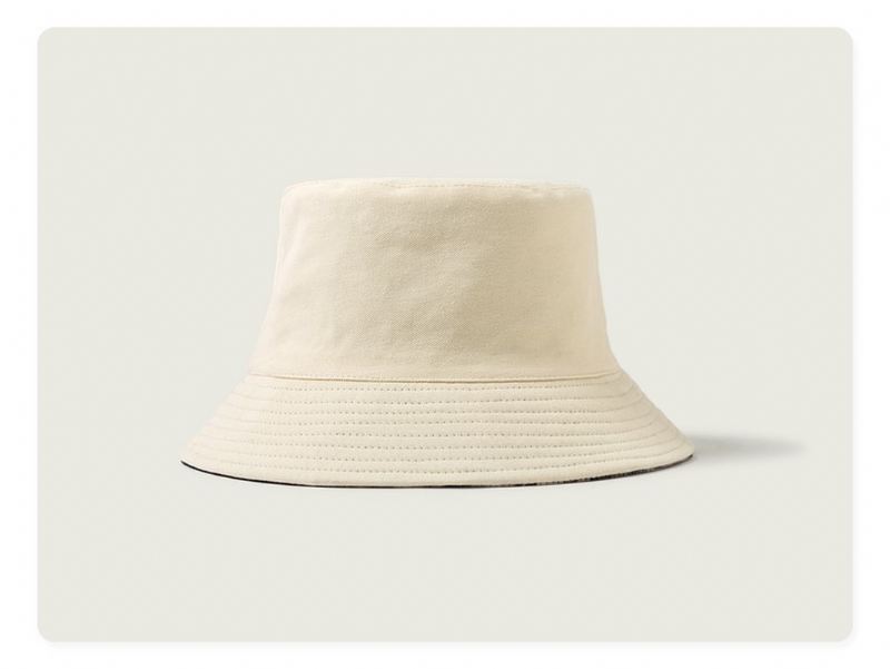 Uregelmæssig Tie-dye Potted Hat Herre Fisker Hat Dobbeltsidet Bærbar Hat