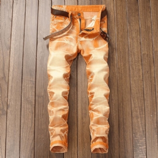 2021 New Mode Herre Bomuld Ripped Hole Jeans Casual Slank Skinny Hvid Sorte Jeans Mænd Bukser Casual Mandlige Hip Hop Denimbukser