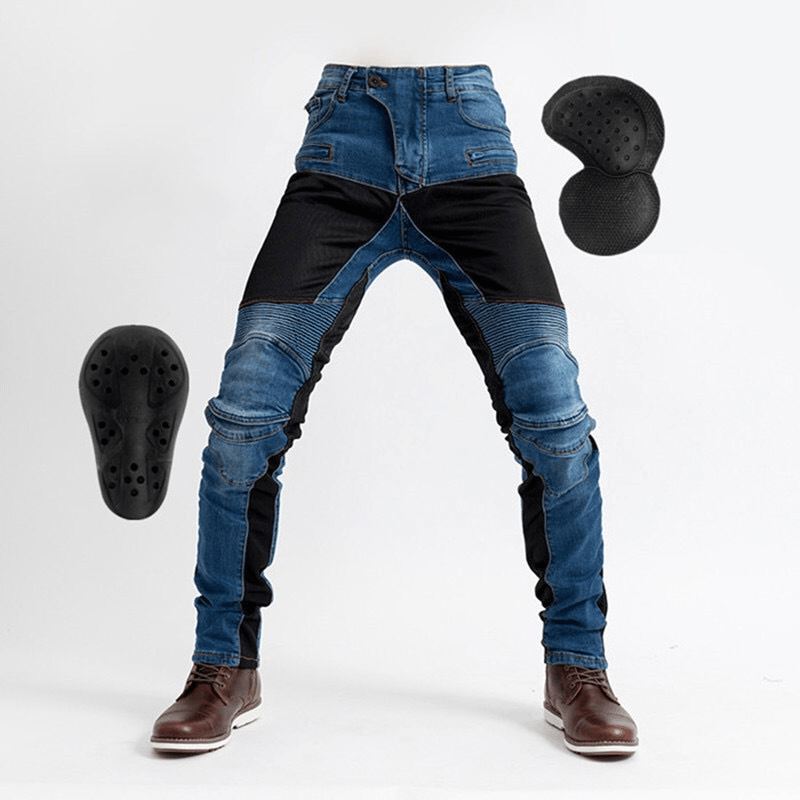 Åndbare Anti-fall Protective Gear Cykelbukser