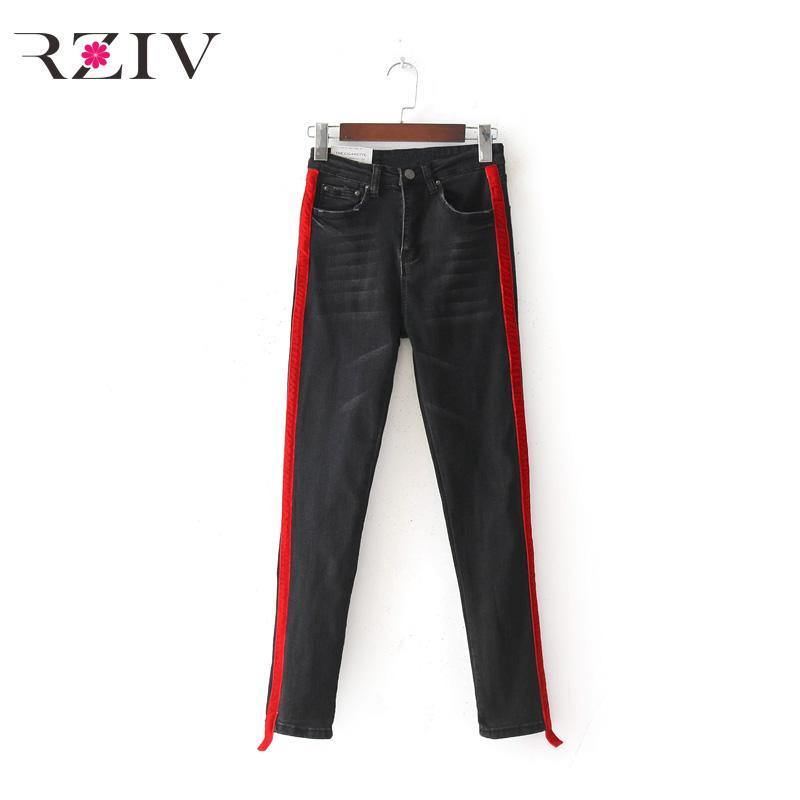Casual Stretch Denim Sorte Jeans Og Skinny Jeans