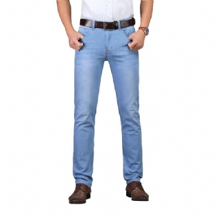Forår Sommer Stil Utr Thin Herre Mærke Jeans Mode Mænd Casual Slim Fit Lige Høje Strækbare Fødder Skinny Jeans Mænd