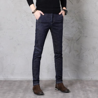 Mænd Feet Slim Jeans Ungdom Casual Bukser Elastiske Bukser