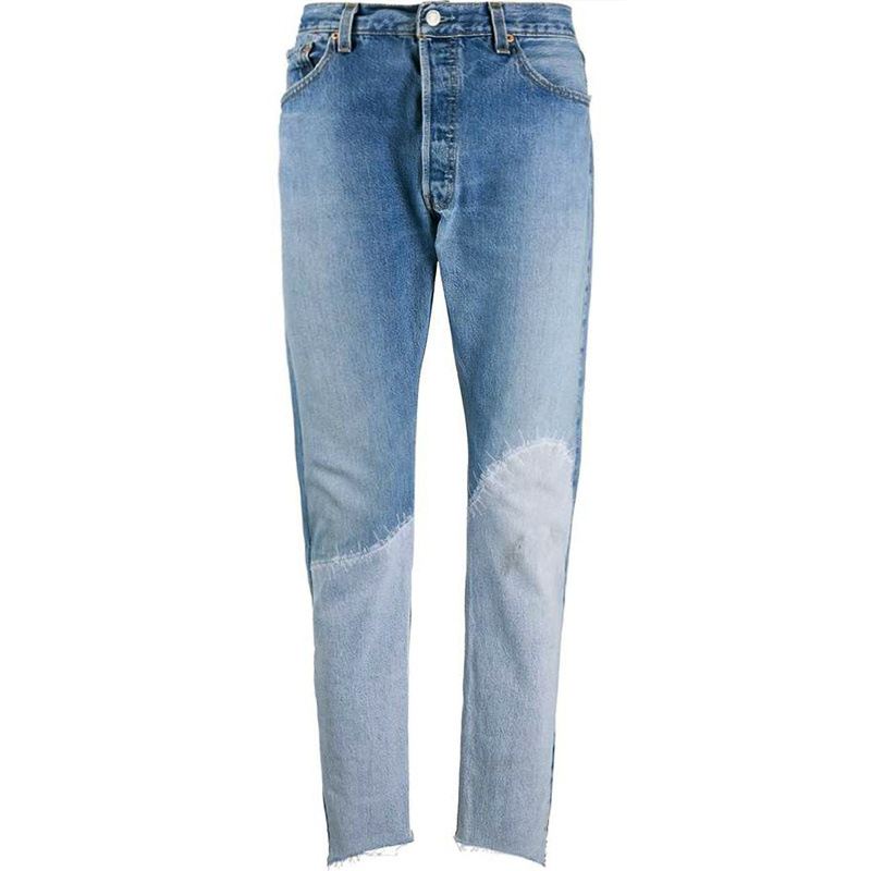 Mode Heavy Industry Ødelægger Syning Af Slim Fit-jeans
