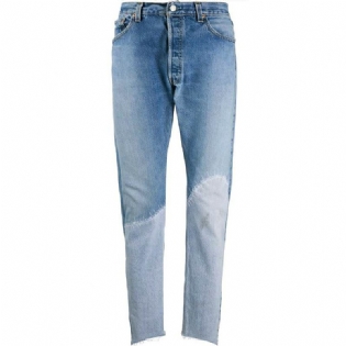 Mode Heavy Industry Ødelægger Syning Af Slim Fit-jeans