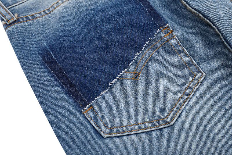 Mode Heavy Industry Ødelægger Syning Af Slim Fit-jeans
