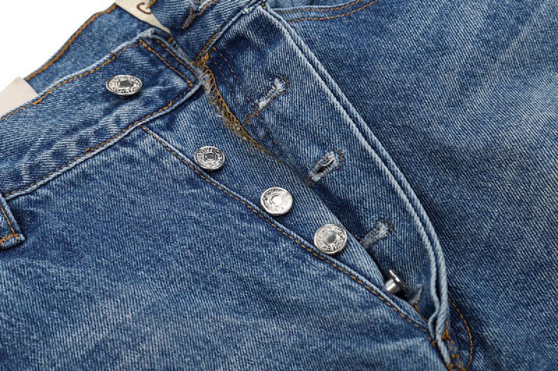 Mode Heavy Industry Ødelægger Syning Af Slim Fit-jeans