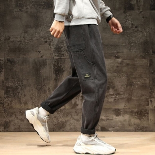 Sæson Nye Jeans Mænd Løse Fødder Harem Bukser Plus Fertilizer Xl Wind Trend Youth Casual Bukser
