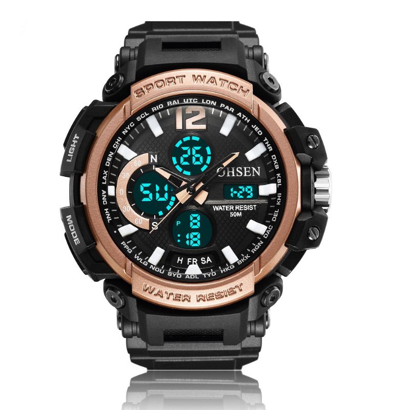 Led Alarm Vandtæt Digitalt Ur Mænd Kvinder Student Sport Watch