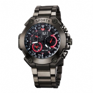 Mode Mænd Vandtæt Lysende Display Watch Dual Display Digital Watch