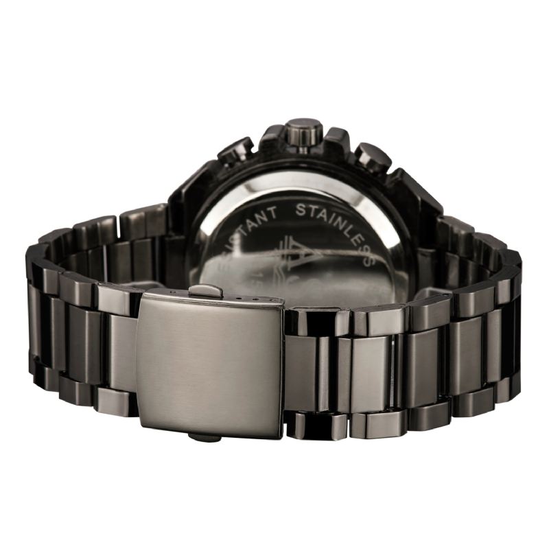 Mode Mænd Vandtæt Lysende Display Watch Dual Display Digital Watch