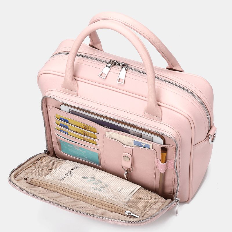 Dame Designer Rejse Bærbar Taske Solid Crossbody Taske