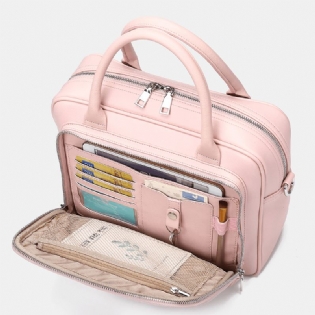 Dame Designer Rejse Bærbar Taske Solid Crossbody Taske