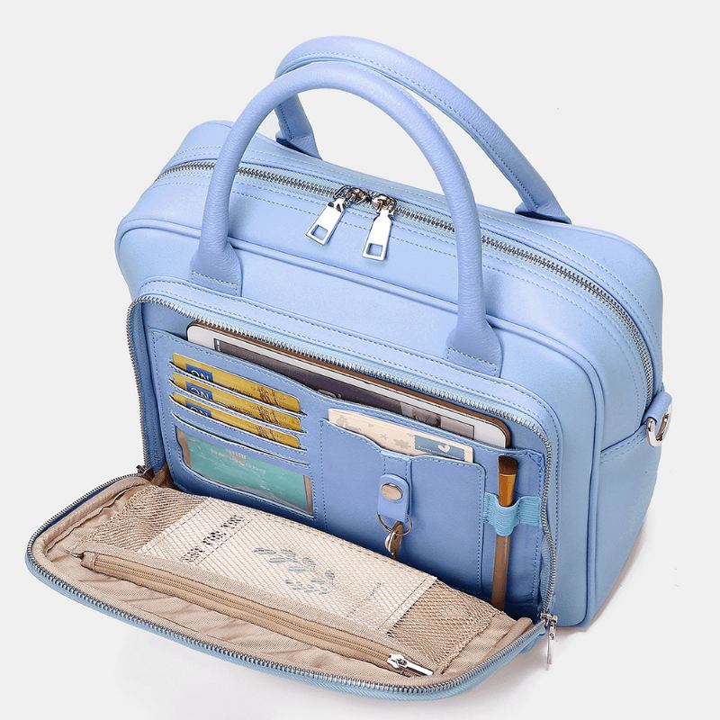 Dame Designer Rejse Bærbar Taske Solid Crossbody Taske