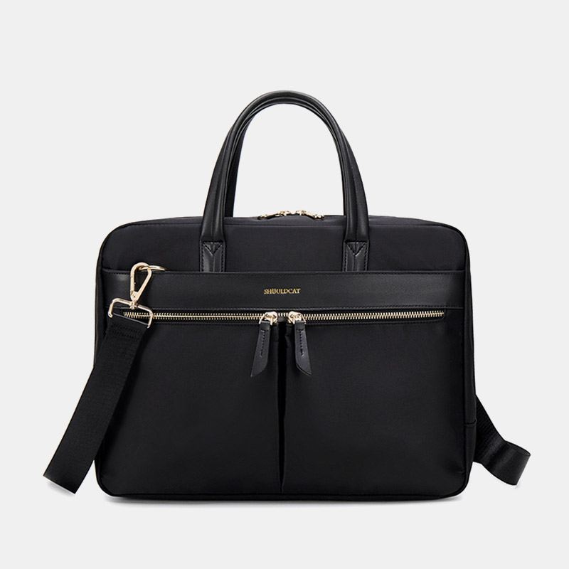 Dame Enkel 13.3/14/15.6 Tommer Crossbody Taske Til Bærbar Computer Med Flere Rum Tyverisikring Letvægts Håndtaske