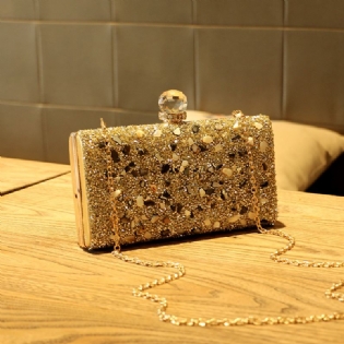 Kvindemode Crossody Bag Skuldertaske Sequ Glitter Håndtaske